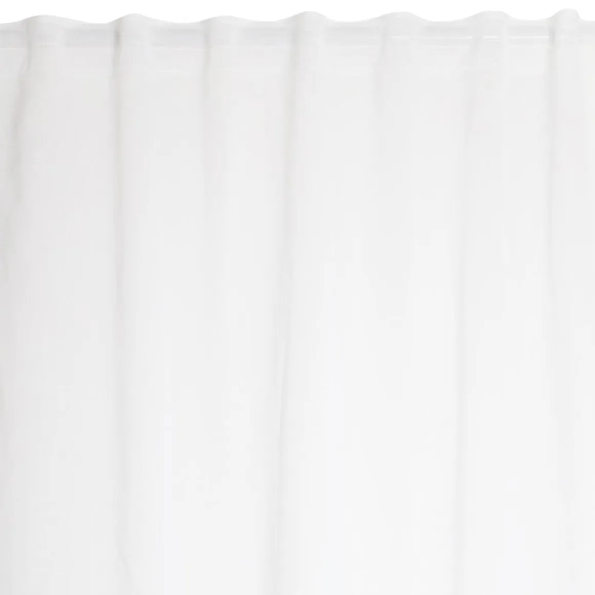 VOILAGE ACCADIA BLANC 140X280CM GALON FRONCEUR PATTE CACHEE