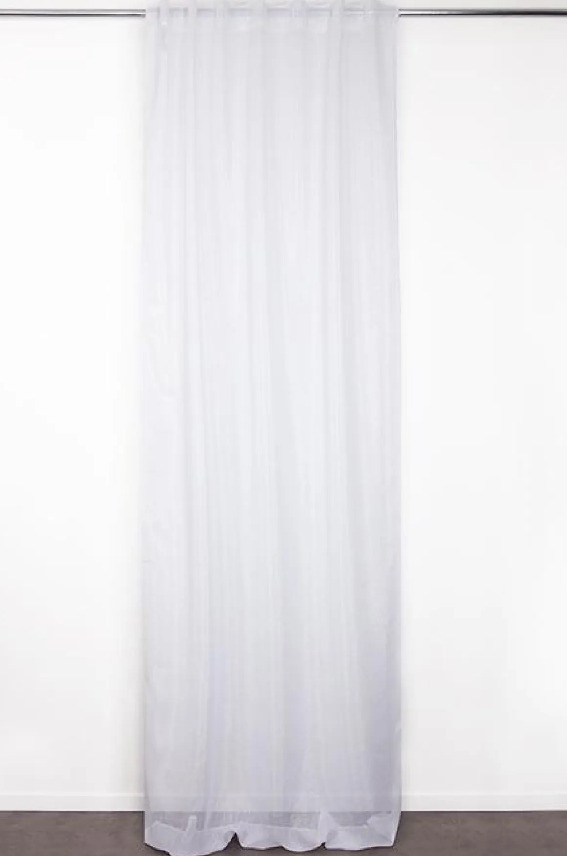 VOILAGE ELAURA BLANC 135X300CM GALON FRONCEUR PATTE CACHEE