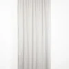 VOILAGE ELAURA GRIS 135X300CM GALON FRONCEUR PATTE CACHEE