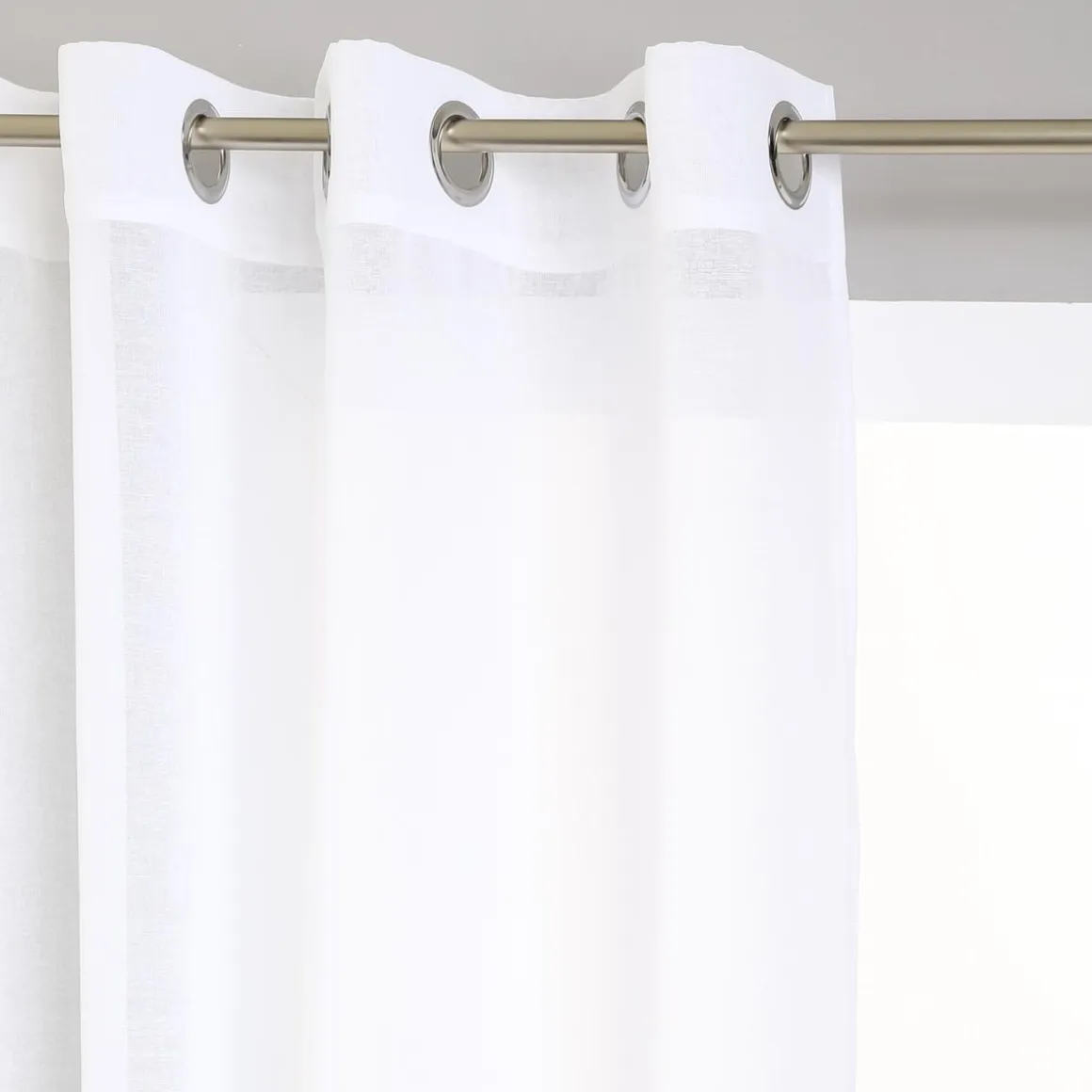 VOILAGE ETAMINE BLANC 140X240CM
