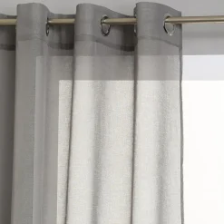VOILAGE ETAMINE GRIS 140X240CM