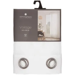 VOILAGE GEORGETTE BLANC 140X240CM