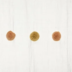VOILAGE POMPONS ROSE OCRE
