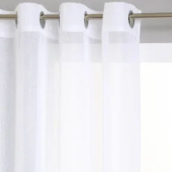 VOILAGE RAYURE BLANC 140X240CM
