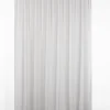 VOILAGE ZEPHYR GRIS 280X300CM GALON FRONCEUR PATTE CACHEE