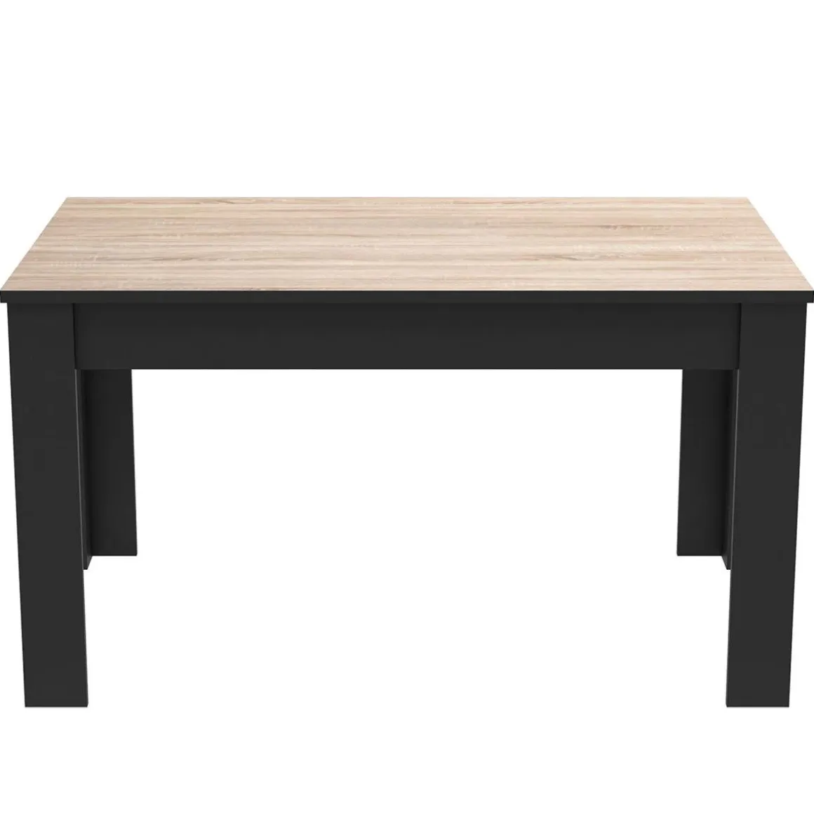 WAYNE TABLE 140X90 CHENE BROSSE NR MAT