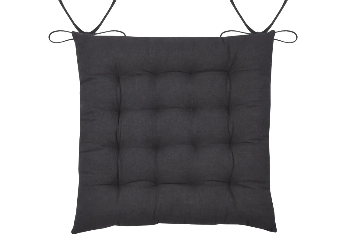 WILLOW GALETTE 38X38CM CARBONE